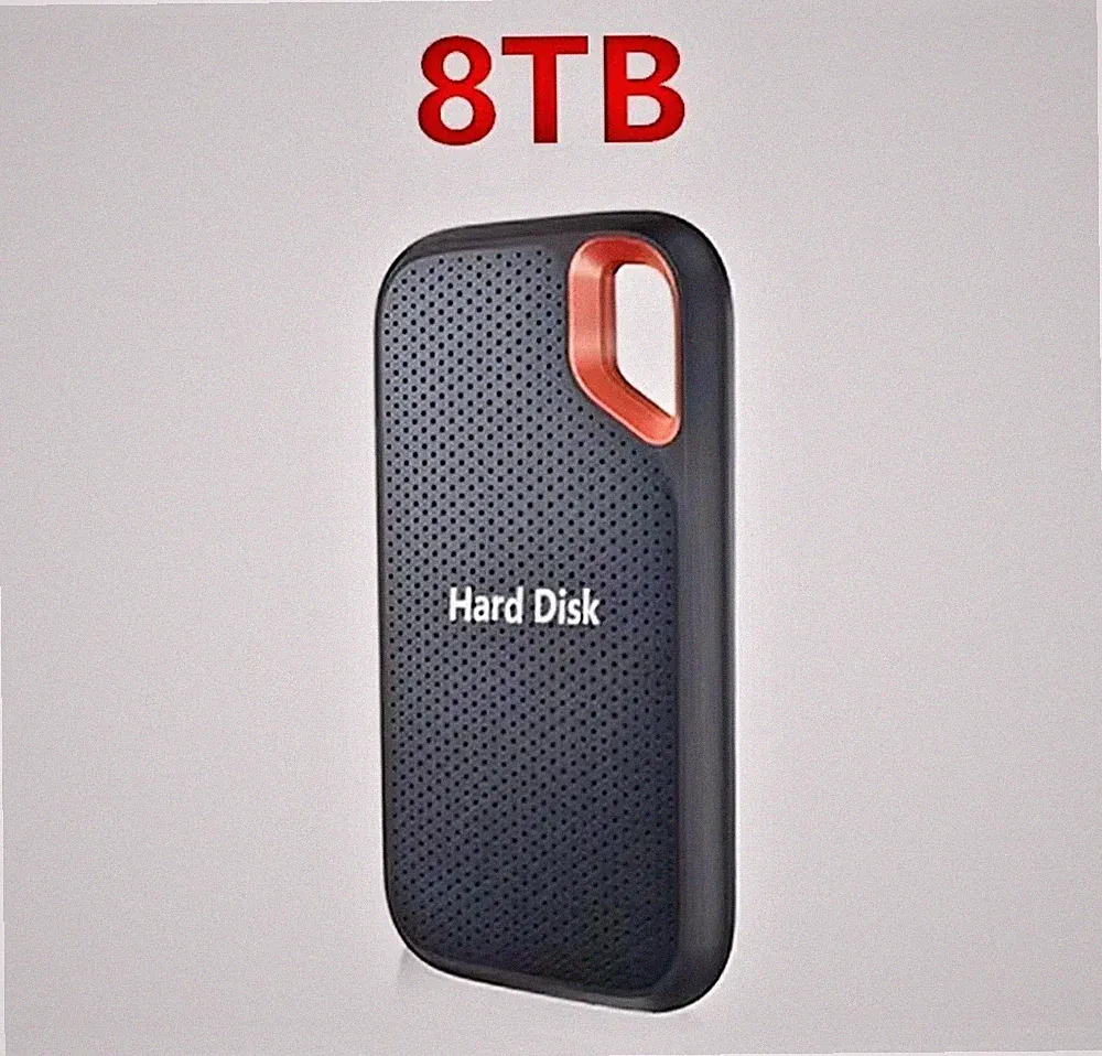 external hard drive 8TB High Speed Capacity Solid State Usb3.2 Laptop Mac And PC