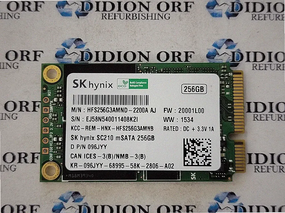 SK HYNIX SC210 256GB mSATA SSD HFS256G3AMND-2200A, Grade A, SKU 10814