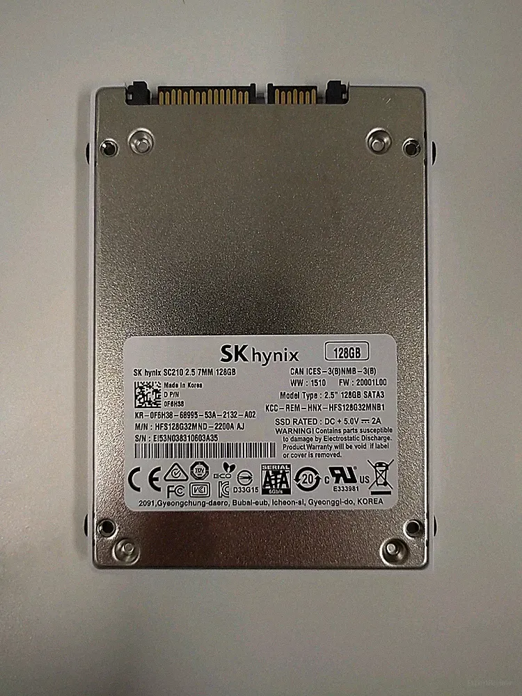 SK hynix - SC210 HFS128G32MND-2200A - 128GB - 2.5 - 7MM - Solid State Hard Drive