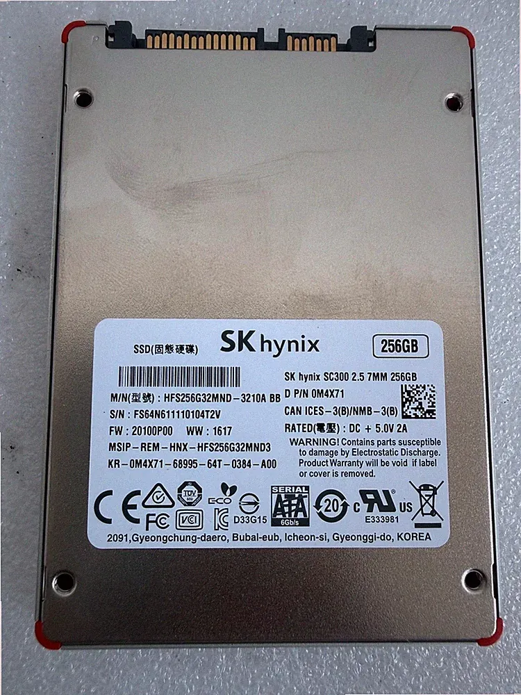 SK Hynix SC300 256GB 2.5 SATA 6Gb/s SSD HFS256G32MND-3210A OM4X71