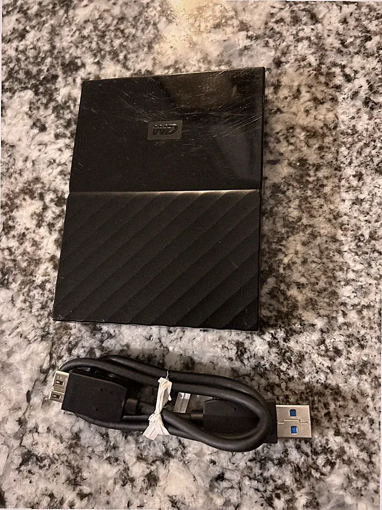 WD My Passport For Mac 2TB WDBP6A0020BBK-0A External Hard Drive Black